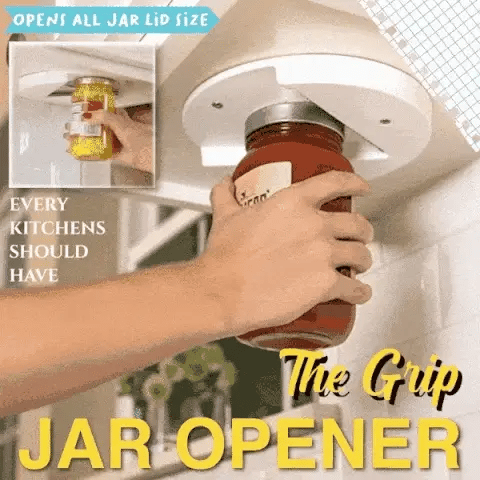 Multi-function Jar Opener Under Cabinet x 2 pcs