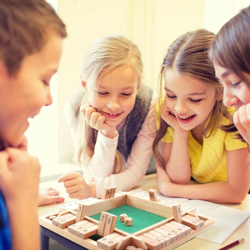 wooden dice game