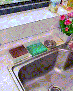 telescopic sink rack