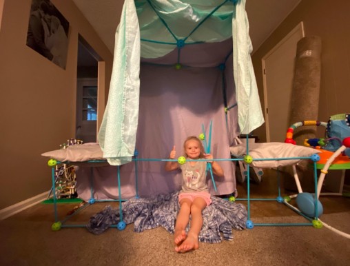 indoor fort building kit