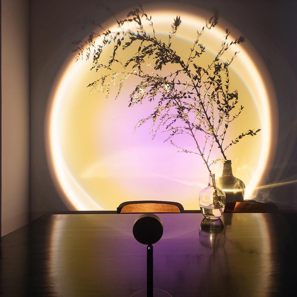 sunset projection lamp