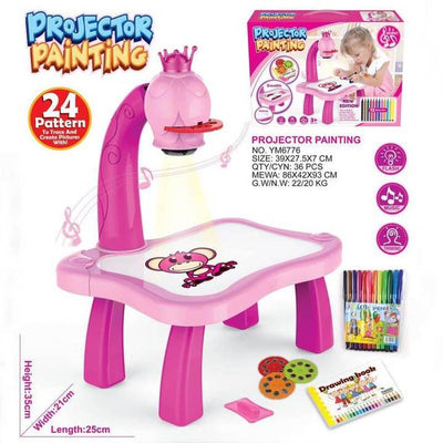 projector drawing table