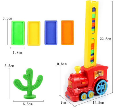 domino train toy set